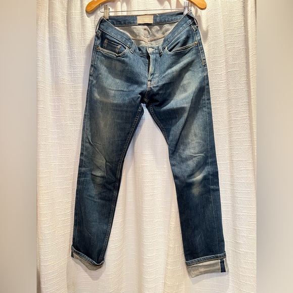 Everlane Organic Cotton Selvedge Slim Fit Jeans – Deep Indigo – 30x32 - Picture 1 of 6